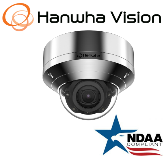 Hanwha Techwin XNV-6080RSA 2MP PoE Network Dome IP SecurityCamera 2.8 ~12mm Lens