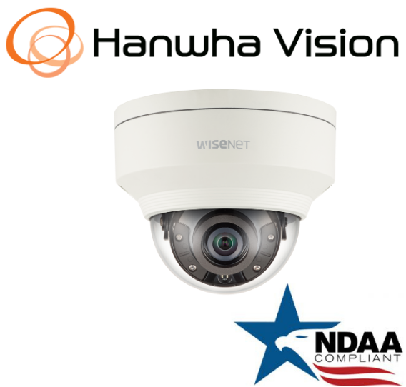 Hanwha Techwin XNV-6020R 2MP Vandal-Resistant Dome IP SecuritCamera 4mm FixedLen