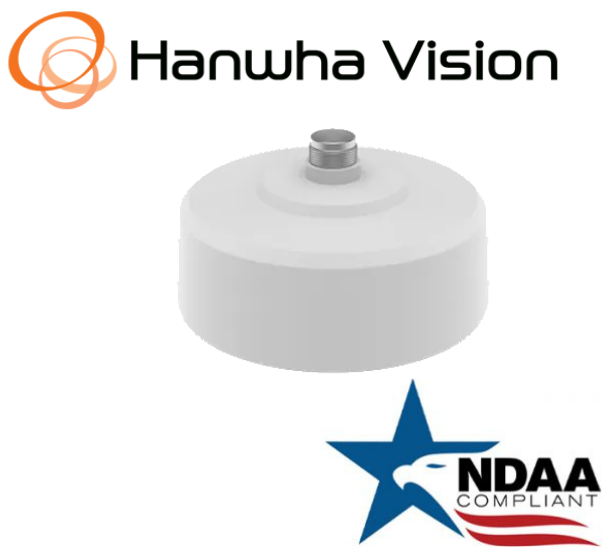 Hanwha Techwin  SBP-317HMWP Hanging Cap Adapter with storage Security Accessory