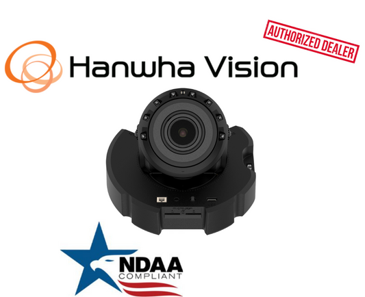 Hanwha Techwin XND-8083RVX 6MP AI  Vandal Dome IP SecurityCamera 4.4~9.3mm Lens