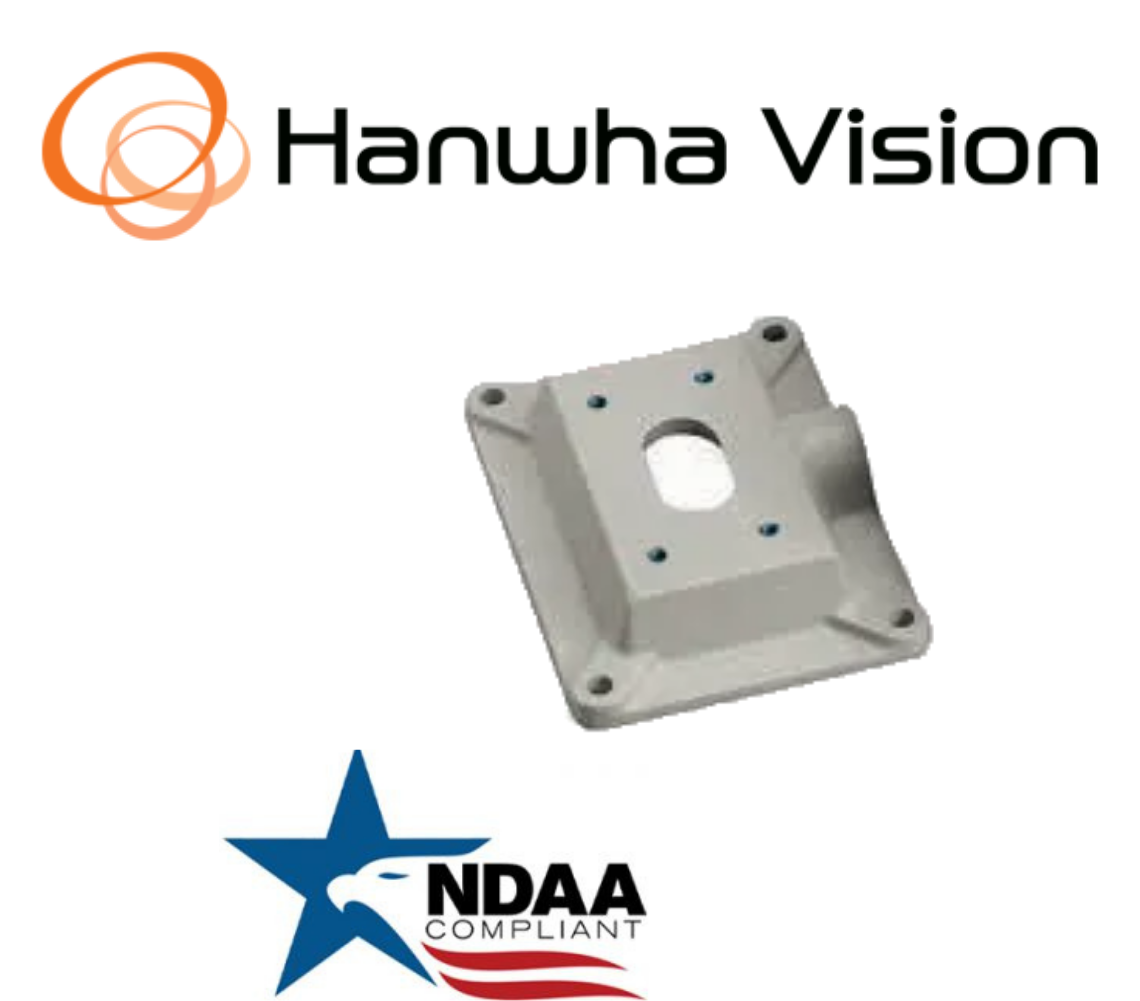 Hanwha Vision SHB-V-WCPA  Conduit Adapter Plate Security Accessory
