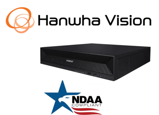 Hanwha Techwin XRN-3210B2-16TB 32CH , 32 MP NVR IP Security Recorder 16TB HDD