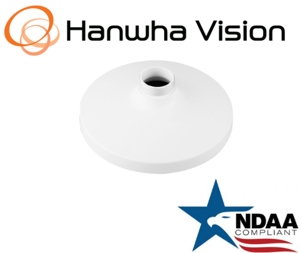 Hanwha Techwin SBP-201HMW Hanging mount Cap Adapter (White) Security Accessory