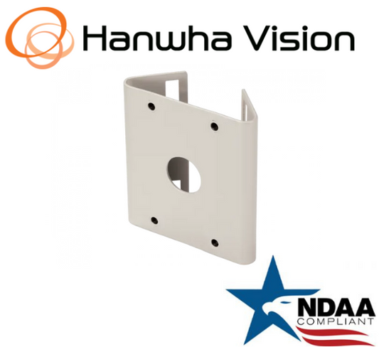 Hanwha Techwin SBP-300PM Pole Mount Adapter (Ivory) Security Accessory