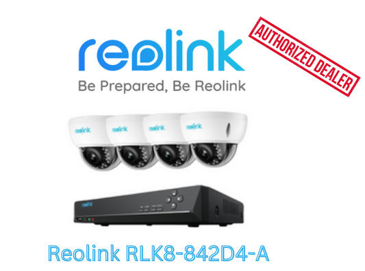 Reolink 8CH 2TB NVR 4K 8MP Ultra HD IK10 PoE 5X Optical Zoom Security Camera - Secure IT Global