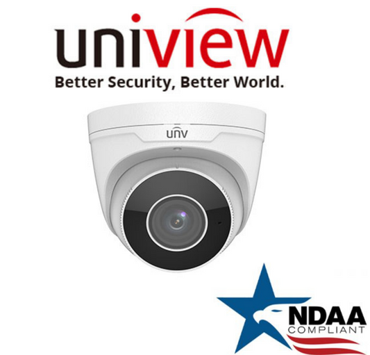 UNV 4MP IP67 PoE IR VF NDAA Audio Eyeball HD IP Network Uniview Security Camera - Secure IT Global