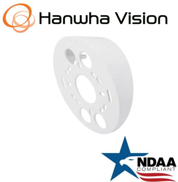 Hanwha Techwin SBP-160TMW1 Tilted Wall Mount White Adapter Security Accessory