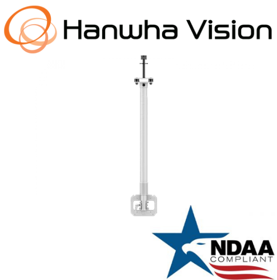 Hanwha Techwin SBP-35PVMW Telescopic Pendant Mount  Security Accessory