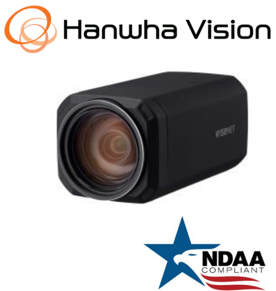 Hanwha Techwin XNZ-L6320A 2MP 32x Zoom Box IP SecurityCamera 4.44mm ~142.6mm Len