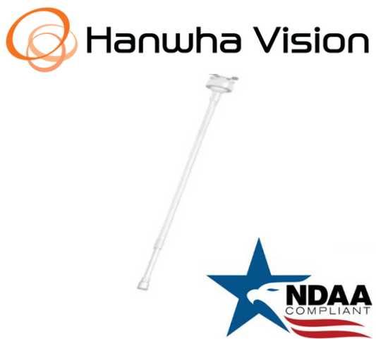 Hanwha Techwin SBP-302CMASW Telescopic Pendant Mount  Security Accessory