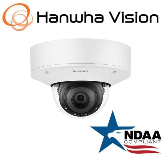 Hanwha Techwin PNV-A6081R 2MP POE+ Vandal AI IP Security Dome Camera 4.38~9.33mm