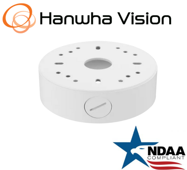 Hanwha Techwin SBV-125BW White Back box for outdoor Flat-Eye Security Accessory