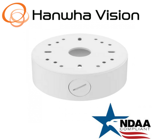 Hanwha Techwin SBV-125BW White Back box for outdoor Flat-Eye Security Accessory