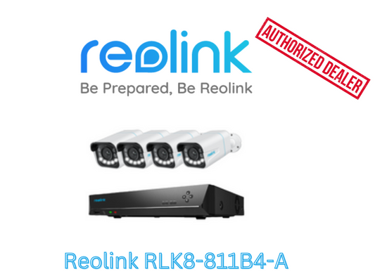 Reolink 8CH NVR 4K 8MP PoE 5X Optical Zoom Color Night Vision Security Camera - Secure IT Global