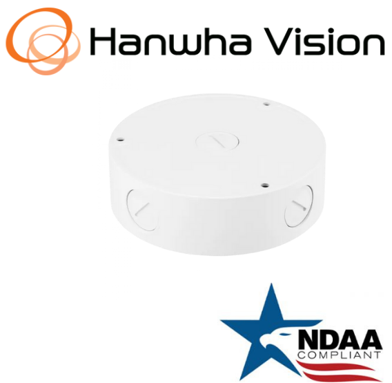 Hanwha Techwin SBV-136BW Mount Bracket Back Box (White) Security Accessory