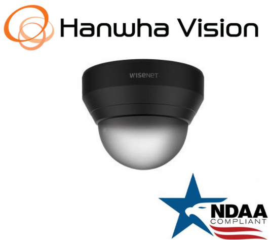 Hanwha Techwin SPG-IND72B Black Smoked Dome Cover Security Accessory