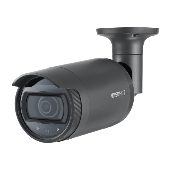 Hanwha Techwin LNO-6012R 2MP PoE IP Security Bullet Camera 2.8mm Fixed Lens