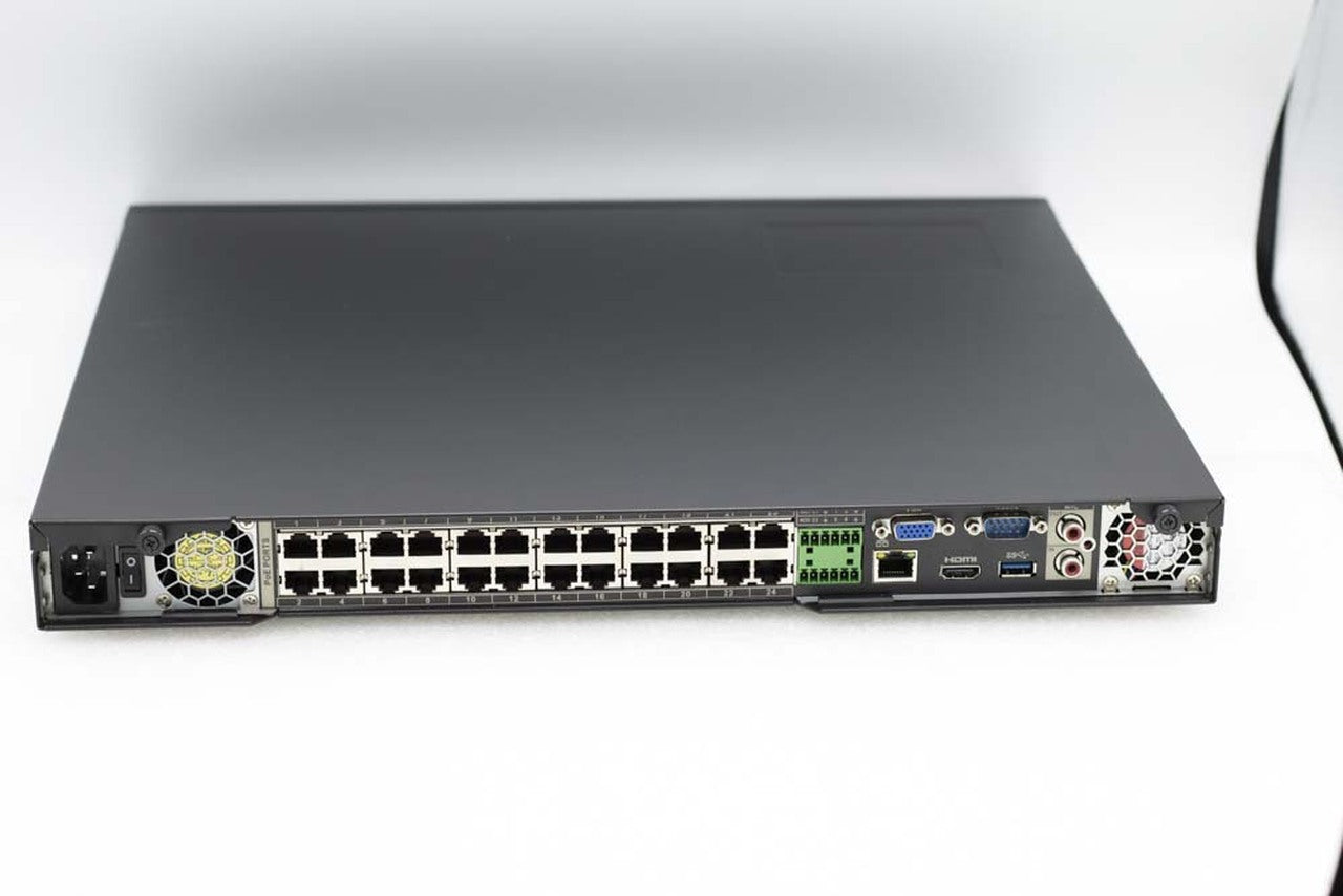Dahua 24CH 4K UHD H.265+ PoE Security Network Video Recorder 4TB HDD NVR