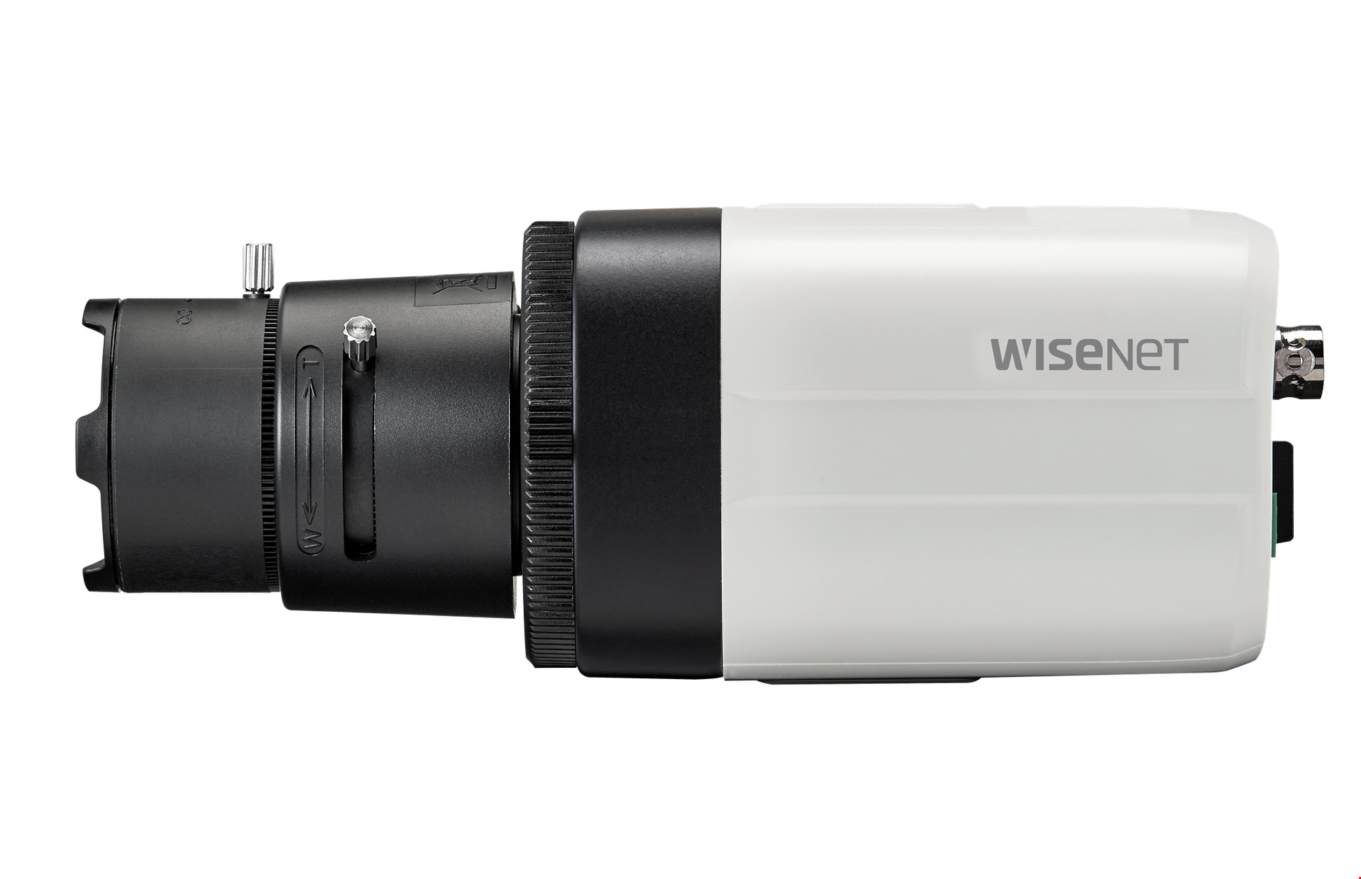 NDAA compliant Hanwha analog security camera with IR night vision