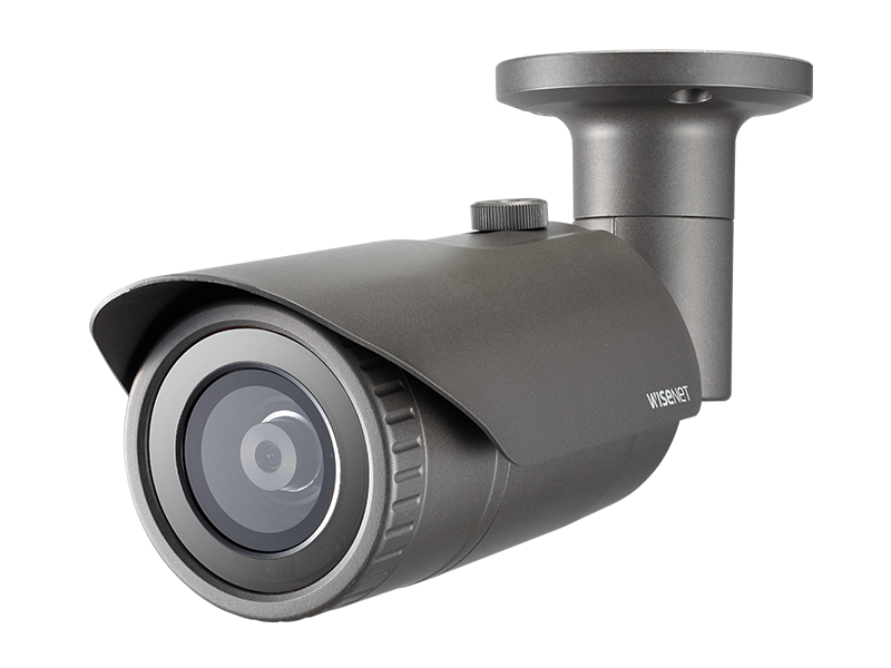 Hanwha Techwin QNO-7012R 4MP POE IR Bullet IP Security Camera with 2.8mm Lens