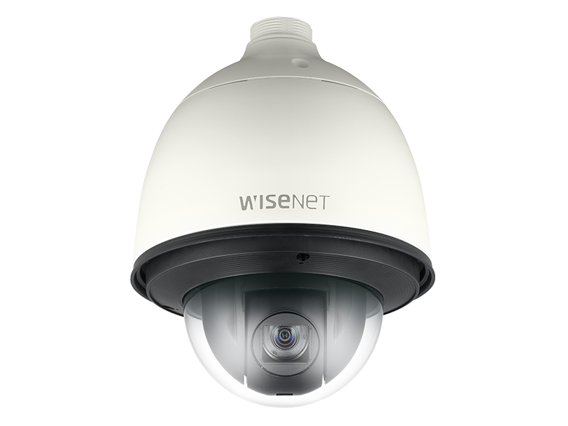 Hanwha Techwin SNP-L5233H 1.3MP Network PTZ ICR Dome Camera 4.44-102.1mm Lens