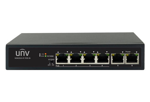UNV 4 PoE+ 2Port Switch Uniview Surveillance Security Accessory - Secure IT Global