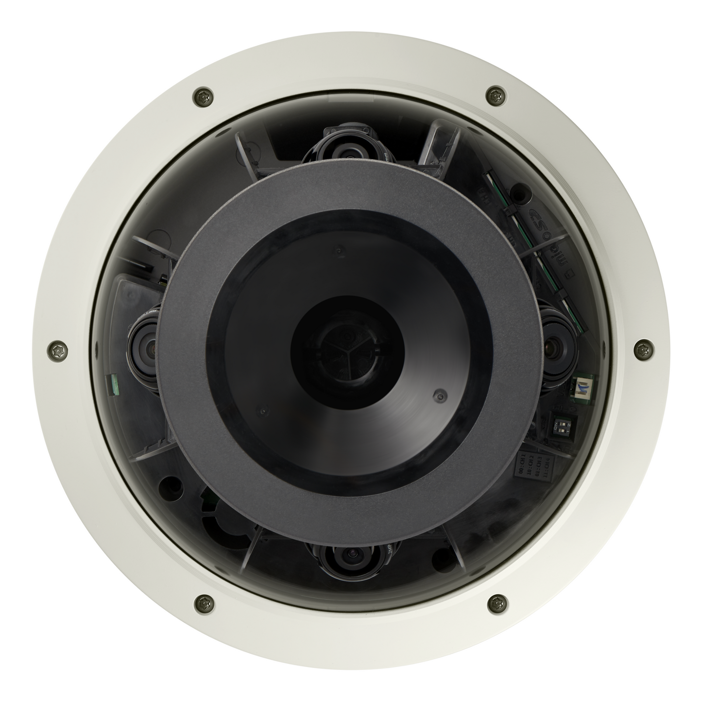 Samsung Hanwha Techwin WiseNet P Series PNM-9000VQ Outdoor NW Quad Dome Camera