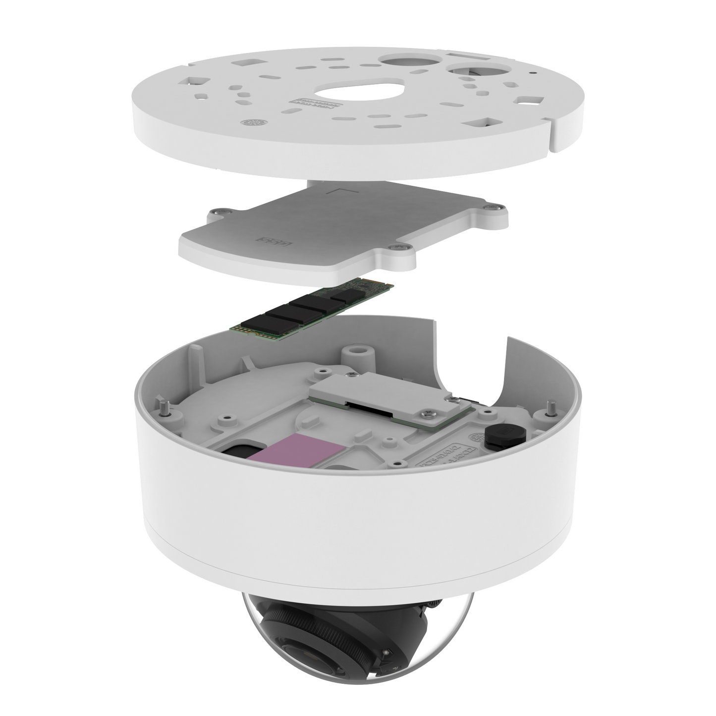 Hanwha Vision PNV-A6081R-E2T 2MP IR  Dome IP Security Camera 4.38~9.33mm Lens