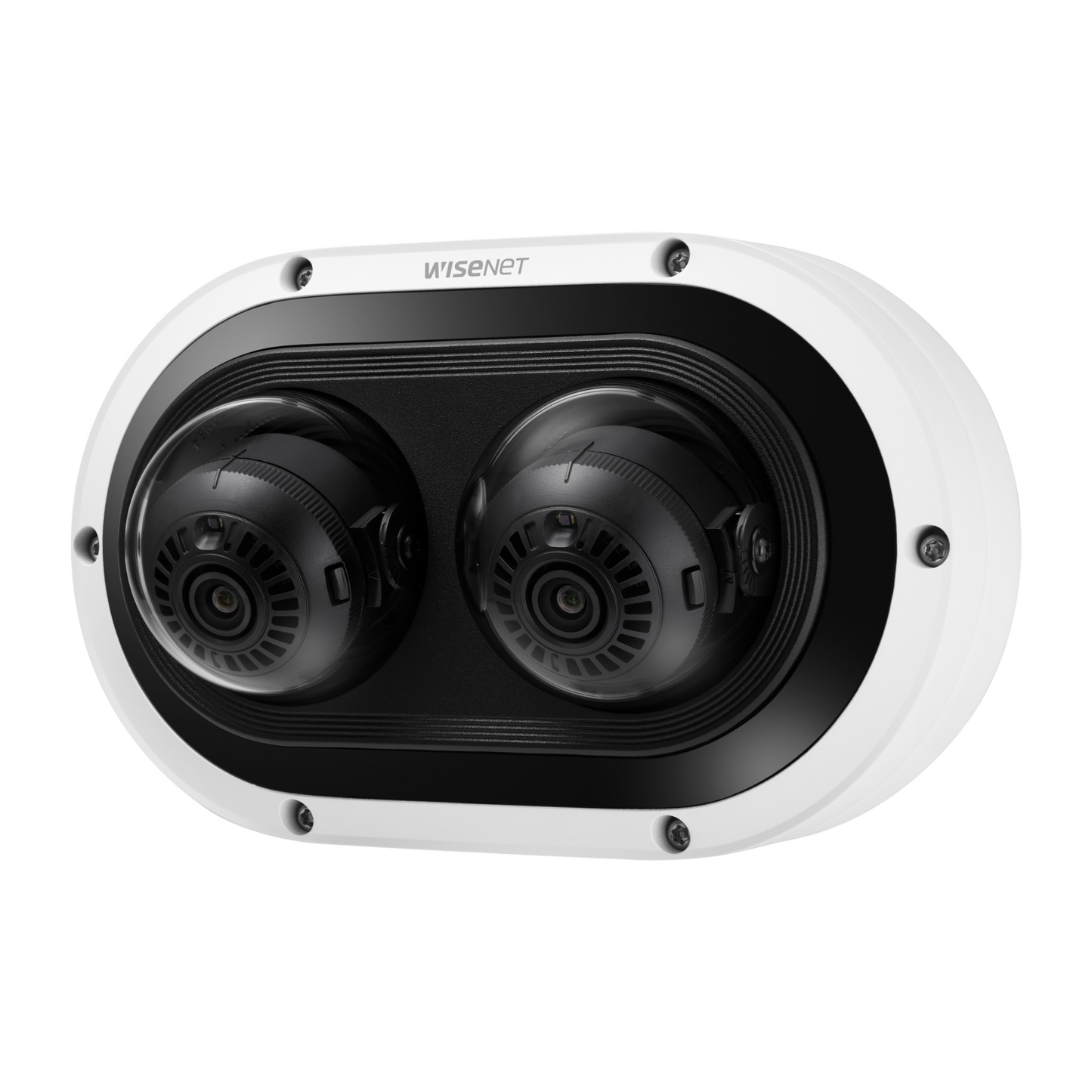 Hanwha Techwin PNM-7082RVD 2CH POE+ Vandal IR IP Security Dome Camera 3~6mm Lens