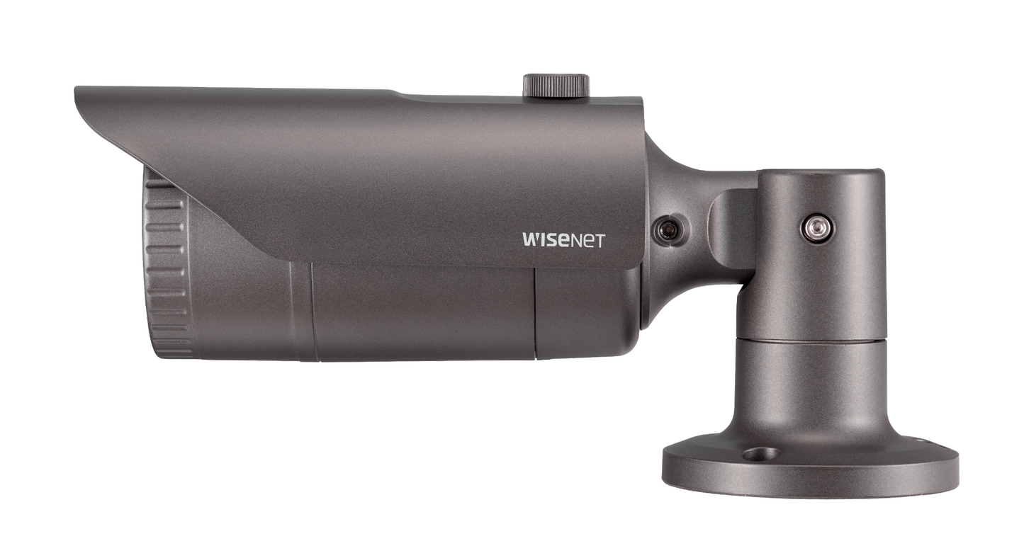 Hanwha Techwin WiseNet QNO-7010R 4MP IR Outdoor Bullet Camara 2.8mm Fixed Lens