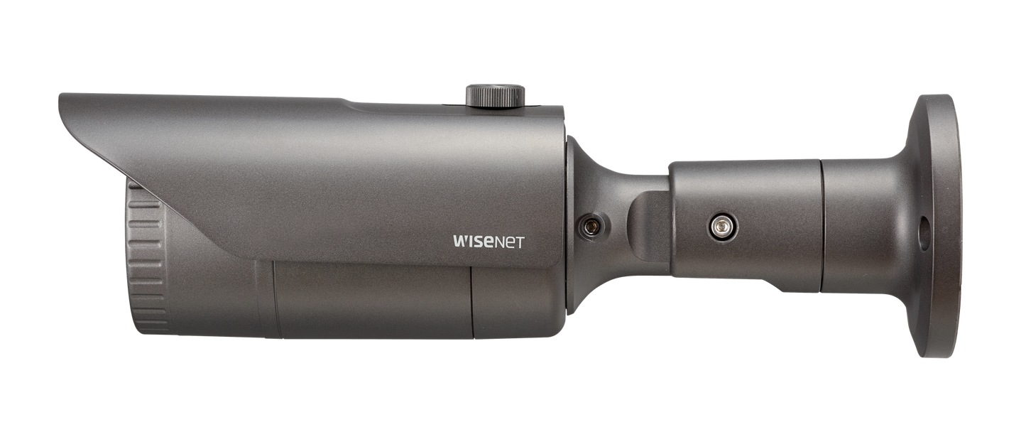 Hanwha Techwin WiseNet QNO-7010R 4MP IR Outdoor Bullet Camara 2.8mm Fixed Lens