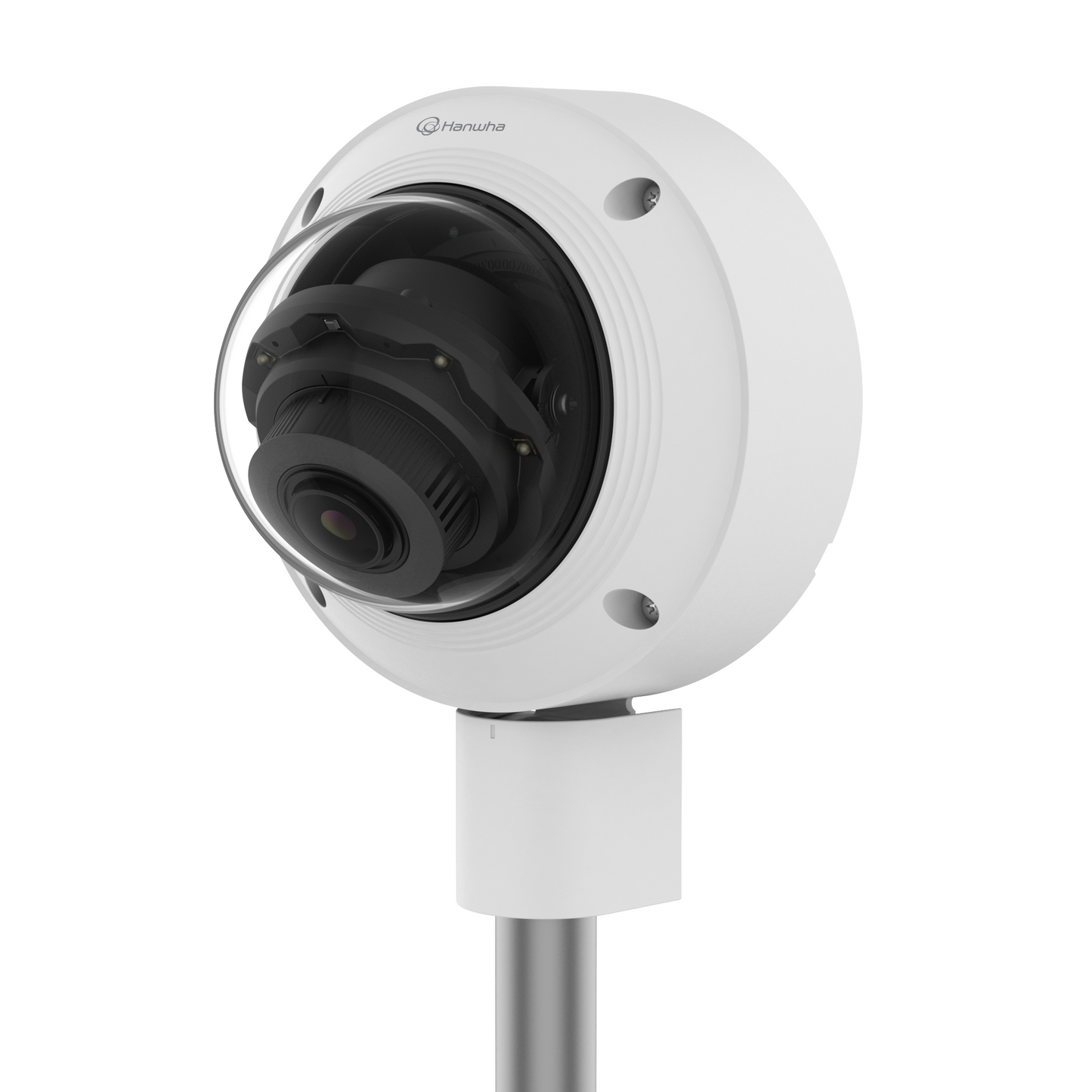 Hanwha Techwin QNV-C9083R 4K Outdoor Vandal Dome AI Camera with vari-focal lens