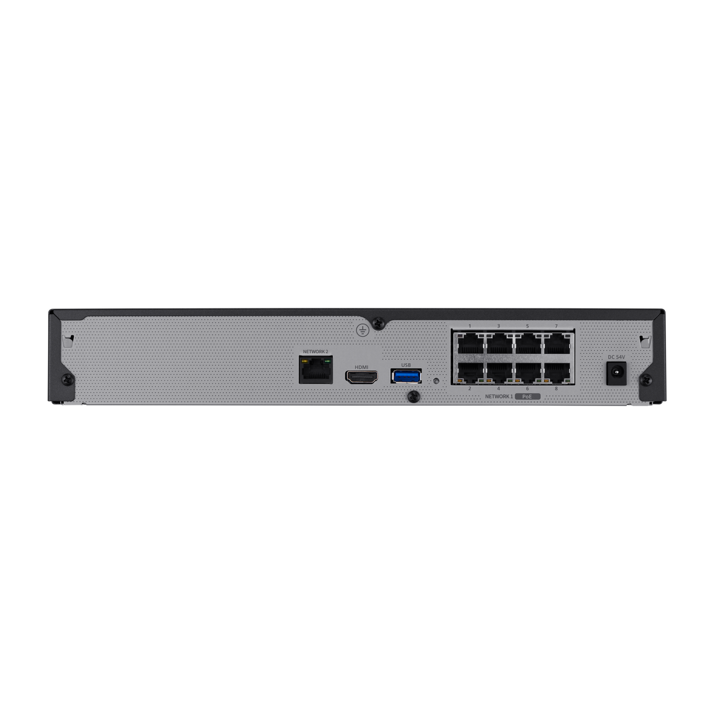 Hanwha Techwin QRN-820S 8-Ch 8MP 4K PoE NVR IP Security Recorder (No HDD)