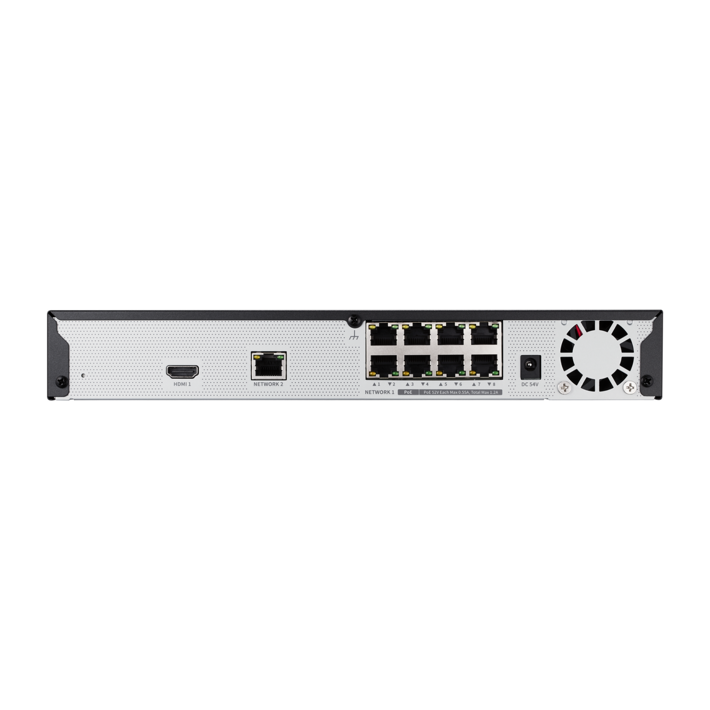 Hanwha Techwin QRN-830S-4TB HDD 8CH 8MP H.265 4K PoE NVR IP Security Recorder