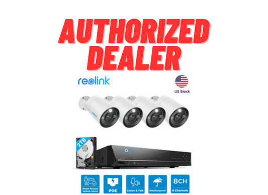 Reolink 2TB 8CH NVR 12MP POE 2-Way Audio Person Detection Security Camera System - Secure IT Global