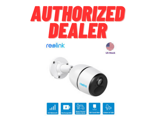 Reolink 2K 4MP HD Wireless Mobile 4G Network Battery Powered Security Camera - Secure IT Global