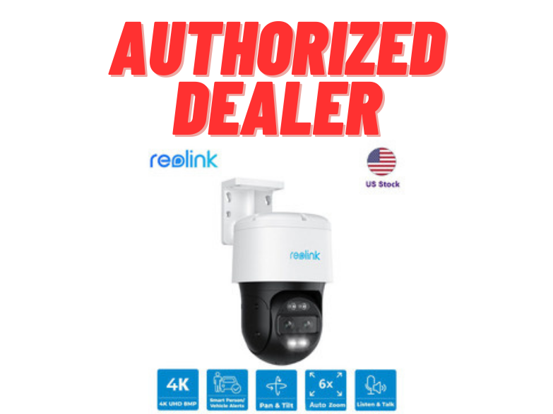 Reolink 4K 8MP HD Dual-Lens PTZ IP PoE Dual View Motion Tracking Security Camera - Secure IT Global