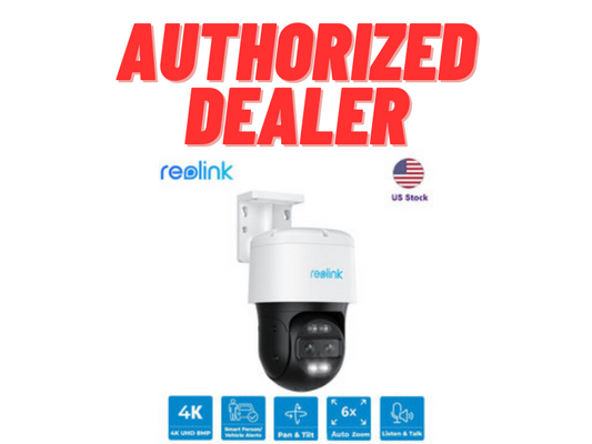 Reolink 4K 8MP HD Dual-Lens PTZ IP PoE Dual View Motion Tracking Security Camera - Secure IT Global