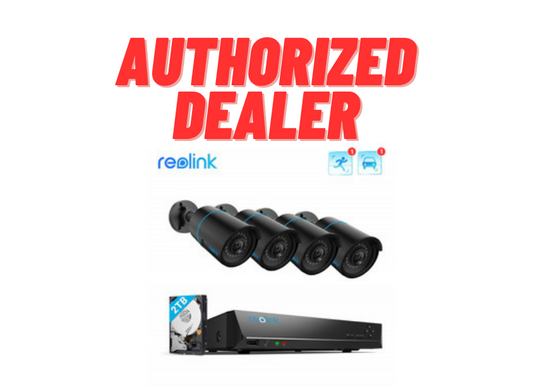 Reolink 5MP IP 8CH NVR PoE Security Camera Kit with Person/Vehicle Detection - Secure IT Global