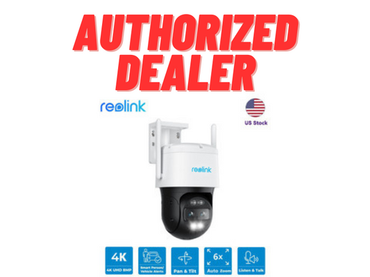 Reolink 2K 4MP Dual-lens Auto-Zoom Tracking Dual View 4G PTZ Security Camera - Secure IT Global