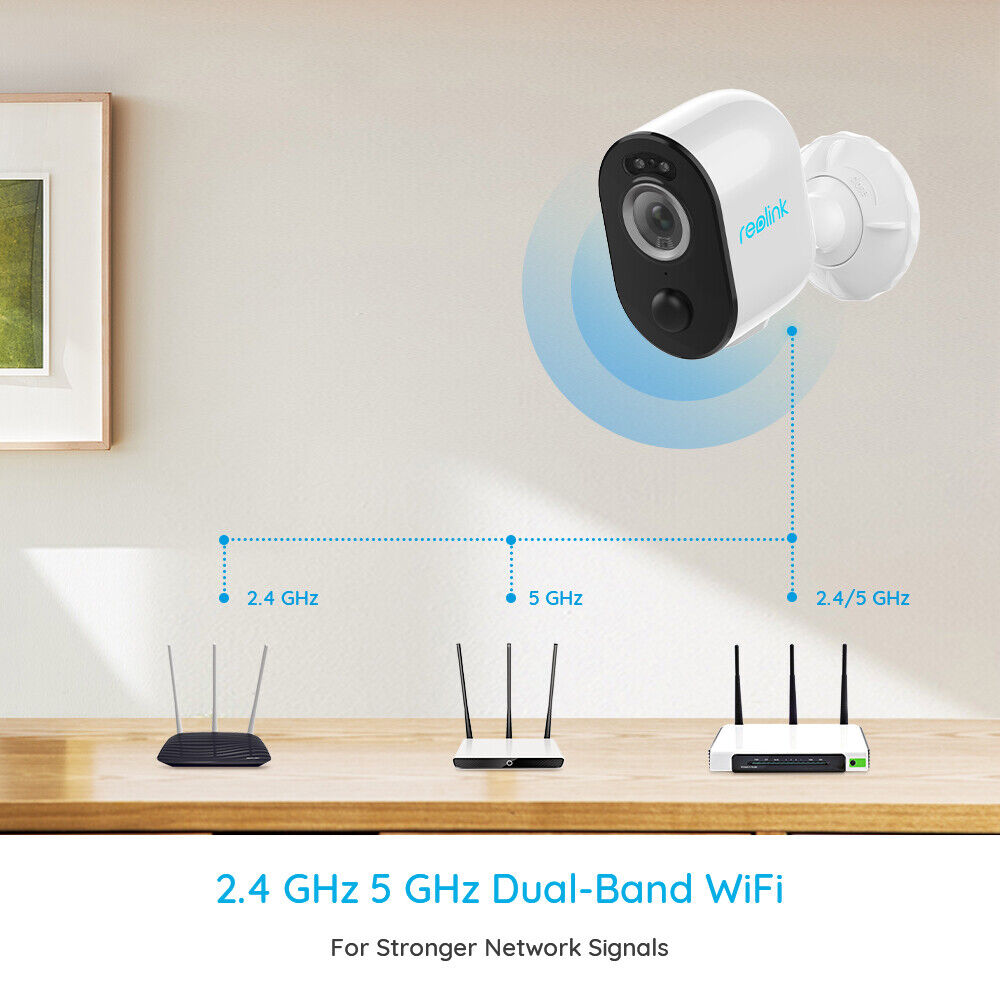 Reolink 4MP WiFi 2.4GHz/5GHz Battery Powered Human-Car Detection Security Camera - Secure IT Global