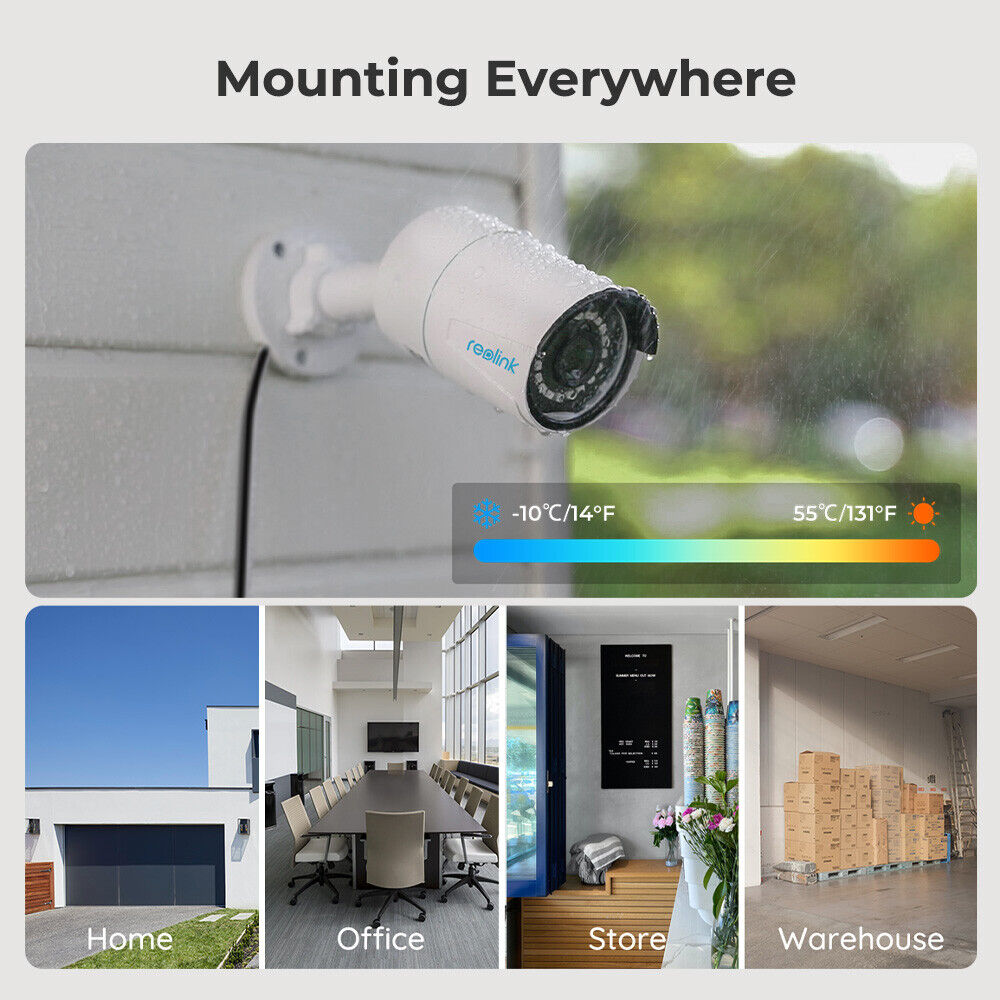 Reolink 5MP PoE 8CH NVR Audio Recording Surveillance Video SecurityCamera System - Secure IT Global