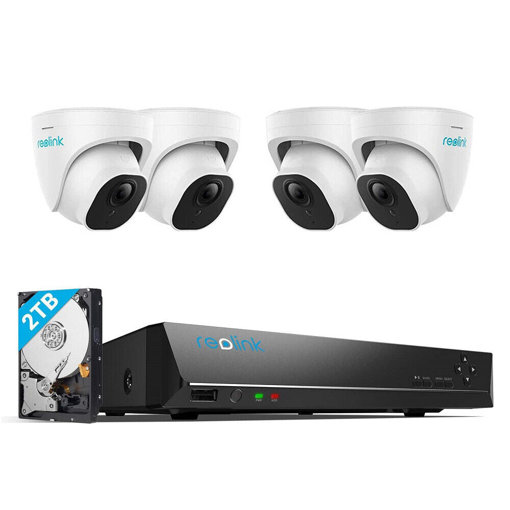 Reolink 5MP 8CH NVR PoE IP Security Camera Kit with Person/Vehicle Detection - Secure IT Global