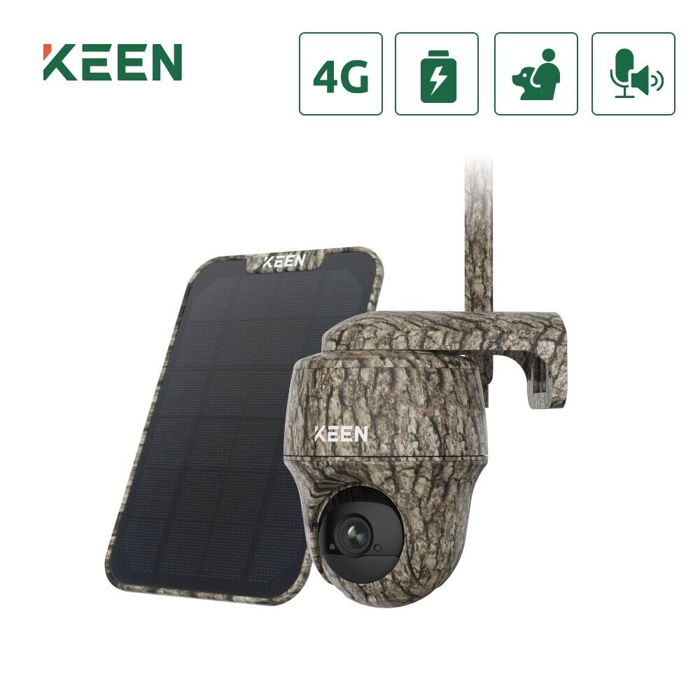 Reolink Pan Tilt 4G LTE Solar Wireless Cellular Camera KEEN Ranger PT Waterproof