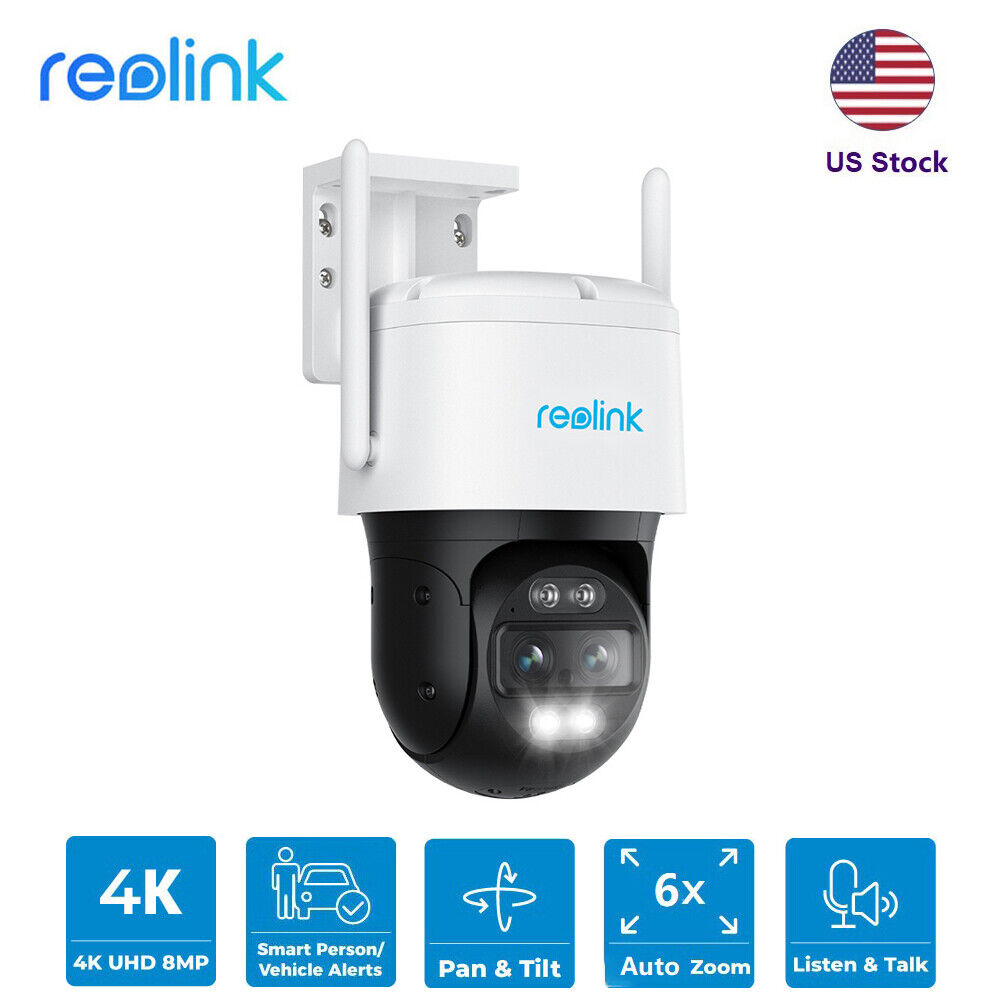 Reolink 2K 4MP Dual-lens Auto-Zoom Tracking Dual View 4G PTZ Security Camera - Secure IT Global