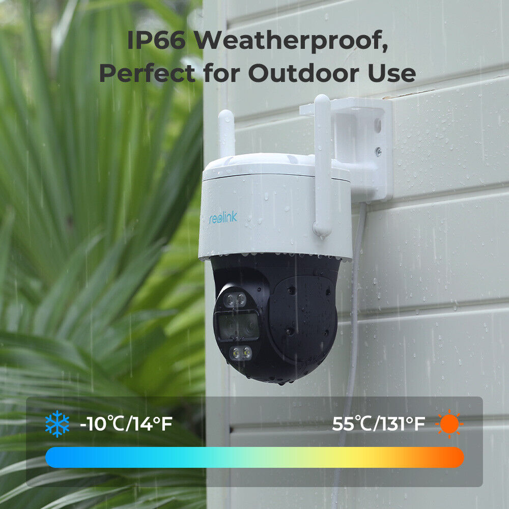 Reolink 2K 4MP Dual-lens Auto-Zoom Tracking Dual View 4G PTZ Security Camera - Secure IT Global