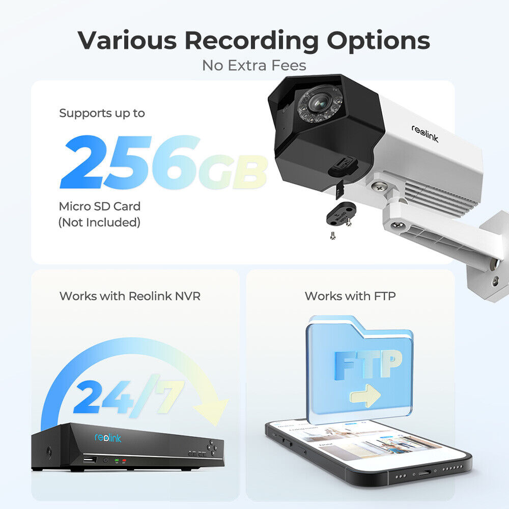 Reolink 4K PoE IP Outdoor Human/Vehicle Detection 2-Way Audio Security Camera - Secure IT Global