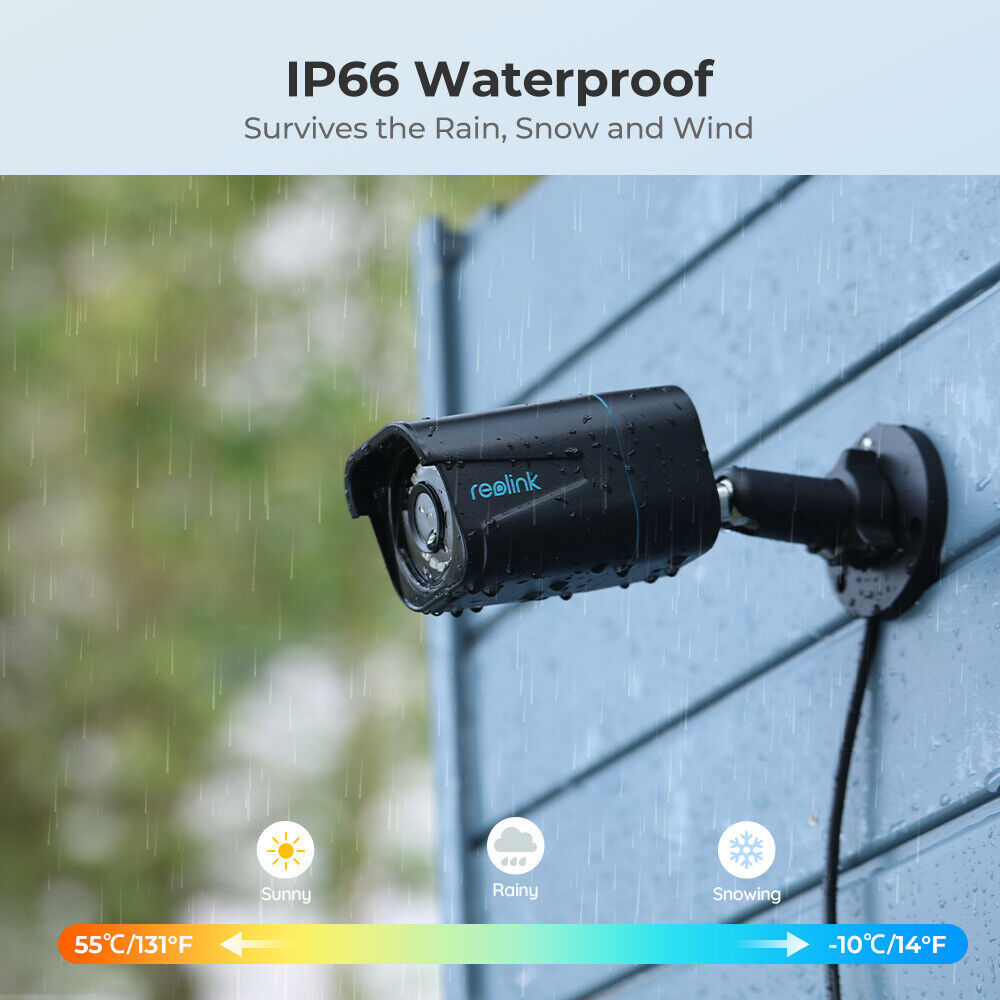 Reolink 4K 8MP PoE 4.0mm Person/Vehicle Alerts Audio Recording IP SecurityCamera - Secure IT Global