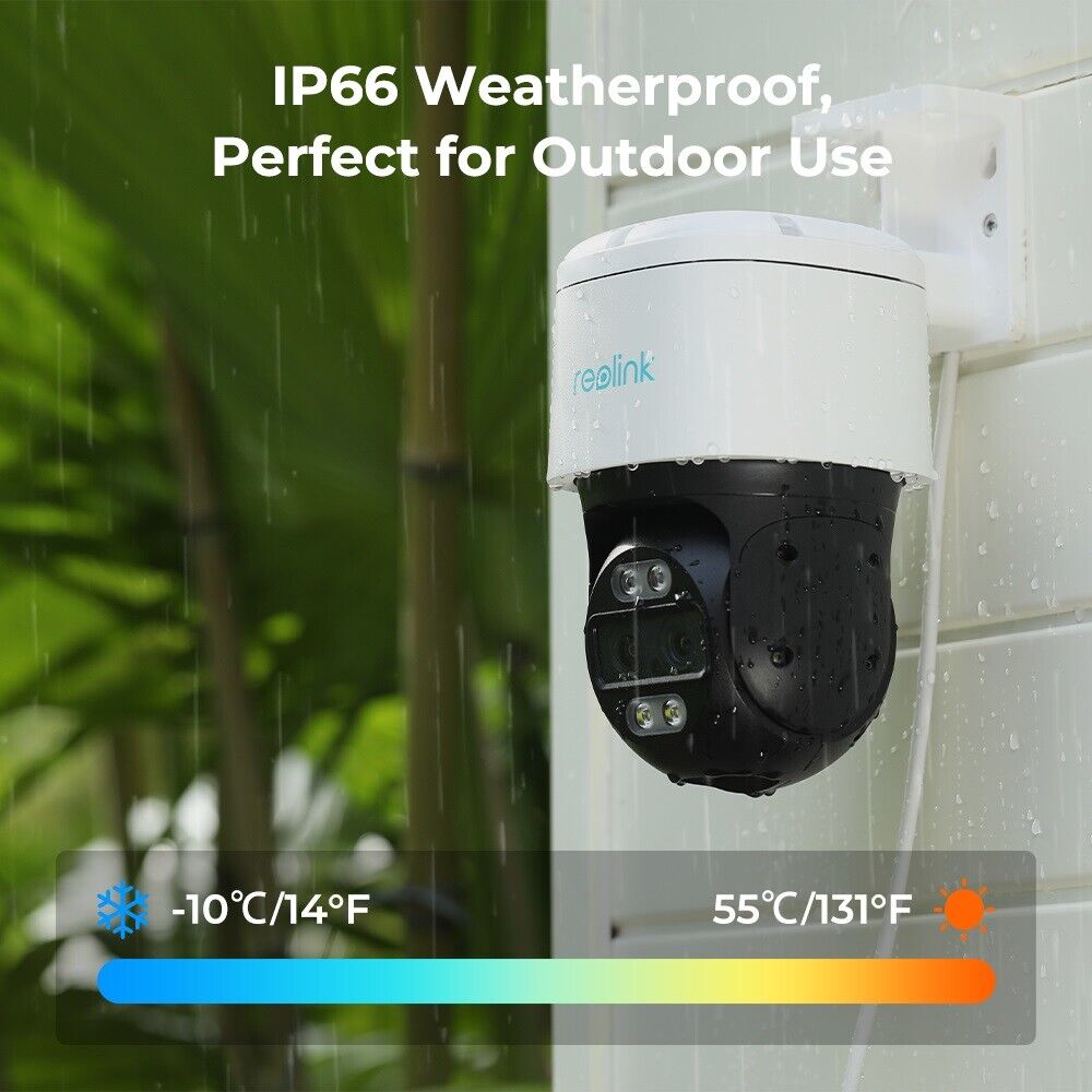 Reolink 4K 8MP HD Dual-Lens PTZ IP PoE Dual View Motion Tracking Security Camera - Secure IT Global