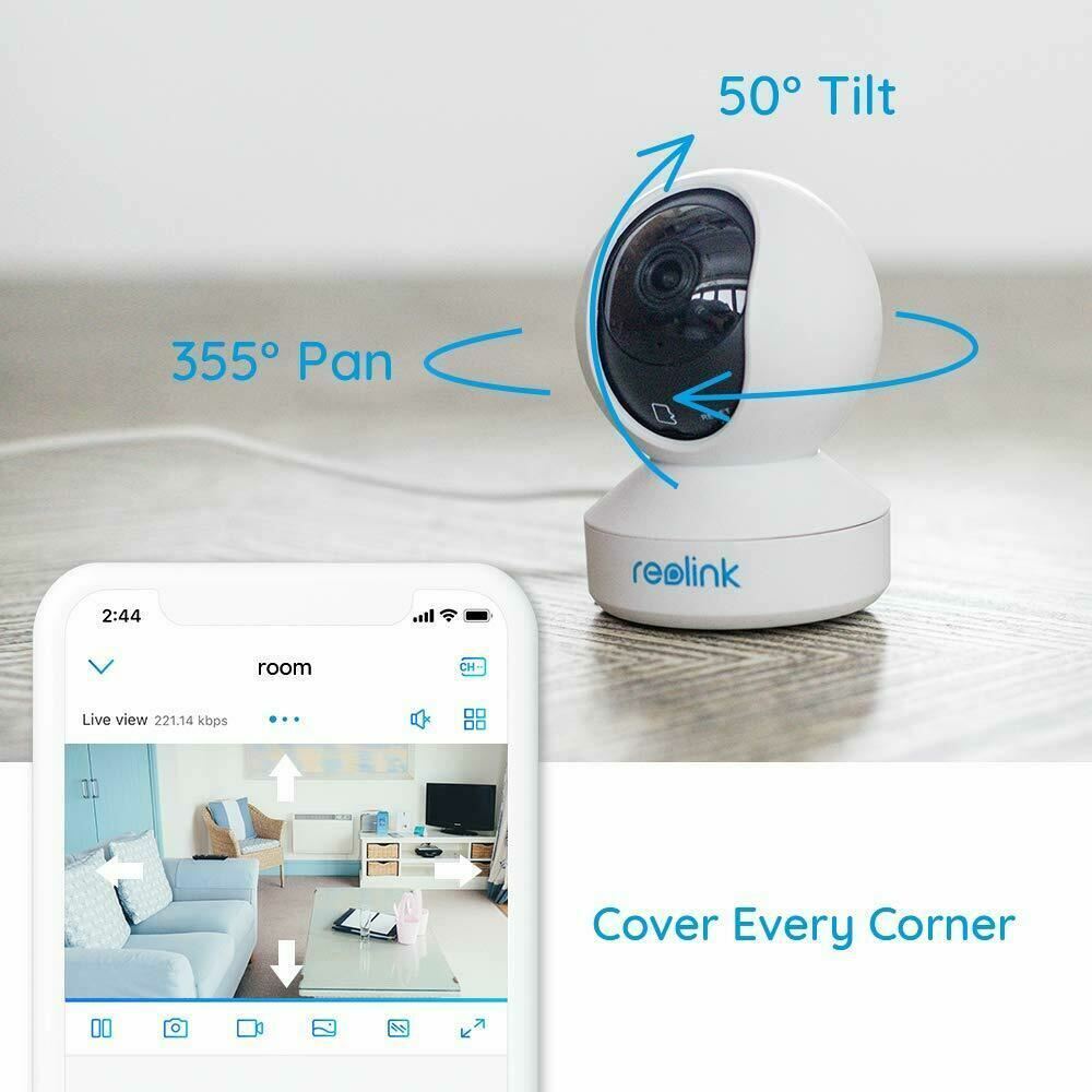 Reolink 4MP HD WiFi Pan Tilt Smart Person/Baby/Pet Monitor Indoor SecurityCamera - Secure IT Global